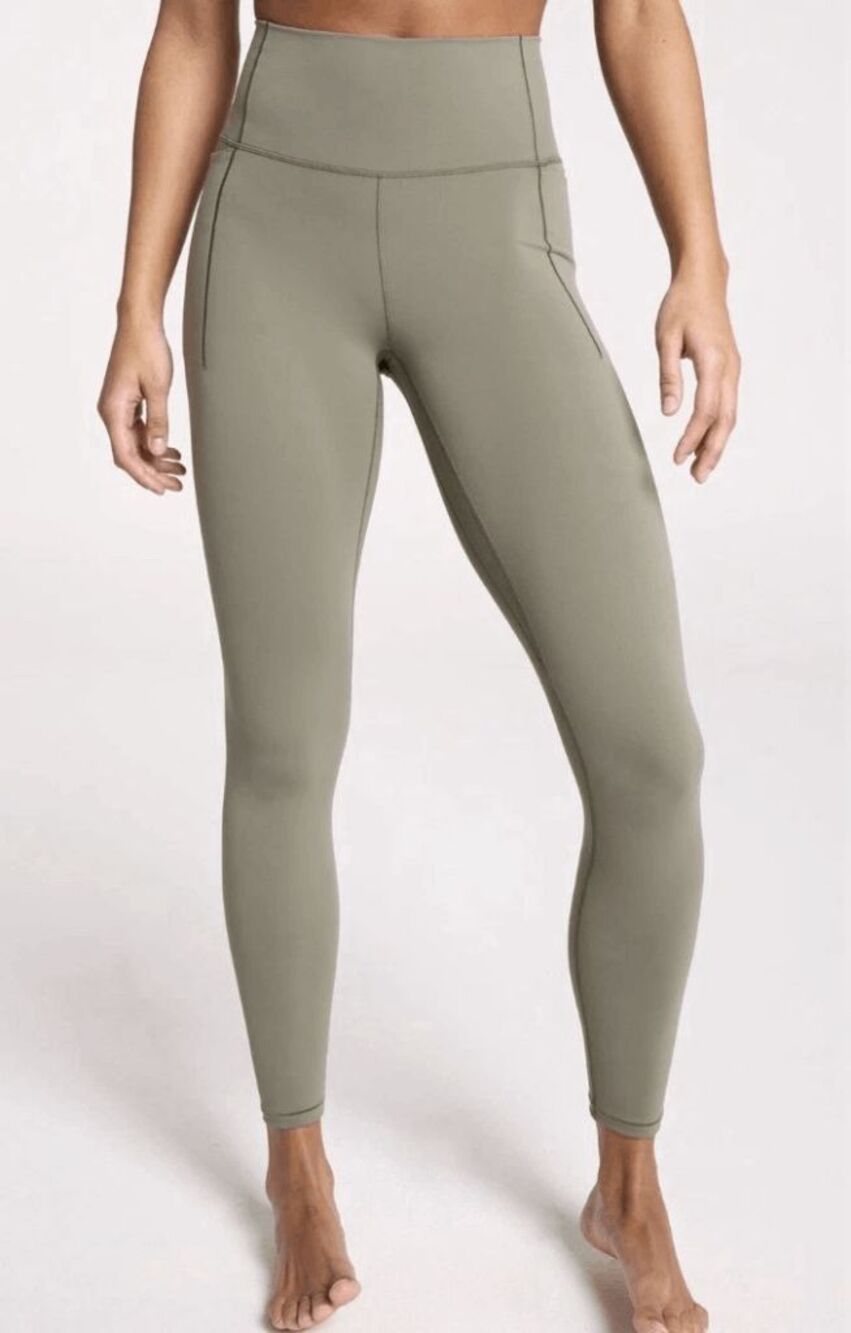 CALIA Women's Inspire High Rise 7/8 Legging Soft Green Size XXS